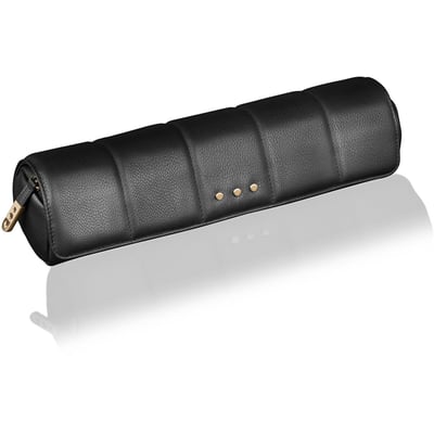 Pochette thermo-résistante pour brosse chauffante : tapis 2-en-1 en similicuir pour protection et rangement GHD