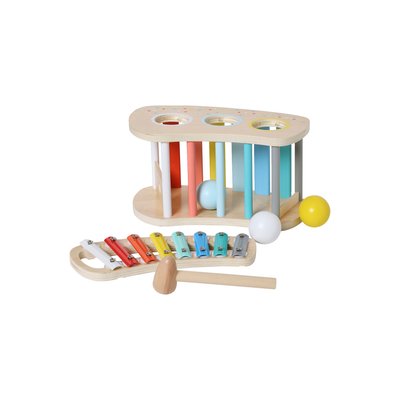 Tap tap xylophone 2 en 1 en bois VERTBAUDET