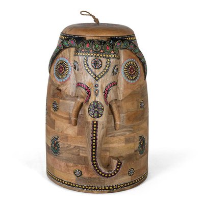 Coffre Bois Marron - DANAÉ DECORATION D’AUTREFOIS