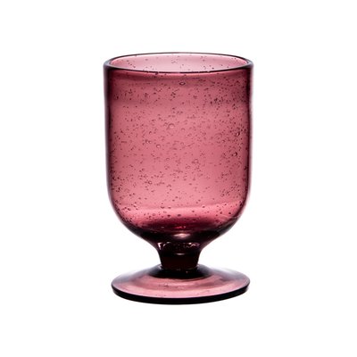 Verre à pied 25 cl Gordes bullé   (lot de 6) TABLE PASSION