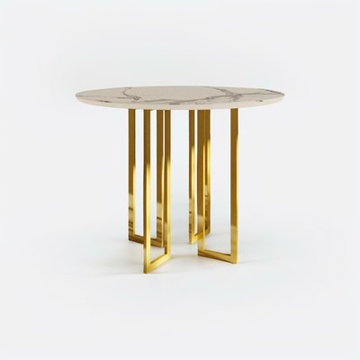 Стол обеденный круглый из IDM плиты на 4 персоны SO'HOME