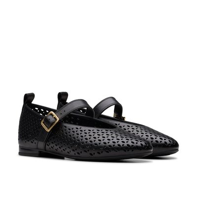 Fawna Jane Mary Jane Ballet Pumps in Leather CLARKS