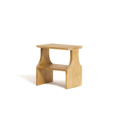 Tabouret en bois massif naturel - ELIS HANNUN
