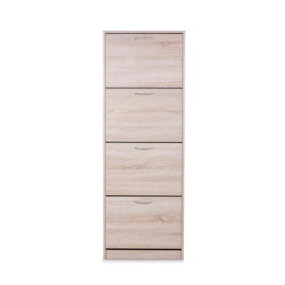 Meuble à chaussures en bois avec 4 tiroirs TERRE DE NUIT