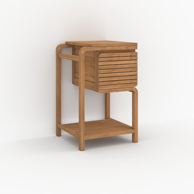 Meuble de salle de bain en bois de teck 50 cm - LUCETTE RENDEZ-VOUS DÉCO