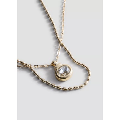 Collier double combiné MANGO