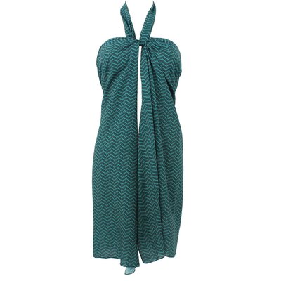 Paréo long voile Lagune JANINE ROBIN