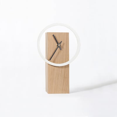 Horloge à poser Cyclock en bois massif DRUGEOT MANUFACTURE