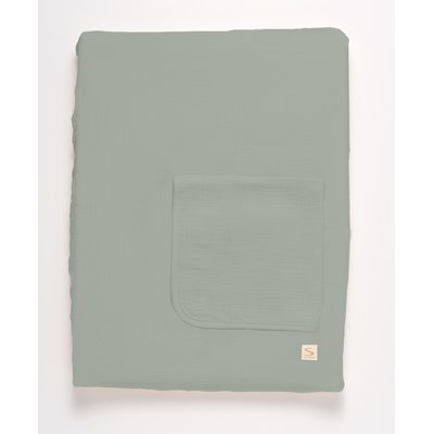 Matelas à langer avec sa housse en double gaze de coton et sa serviette SAUTHON