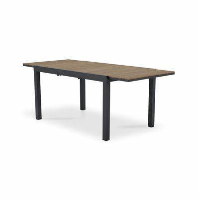 Table à manger, extensible, aluminium, OSAKA DEFORA HOME