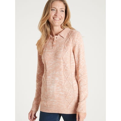 Pull polo avec torsades DAXON