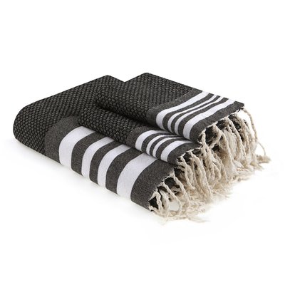Foutas de bain (1+2) coton HAMPTONS FEBRONIE