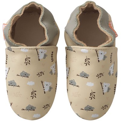 Chaussons bébé cuir souple Clara les koalas TICHOUPS