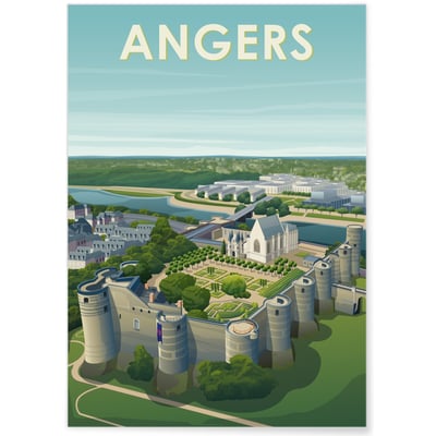 Affiche ville Angers 4 L'AFFICHERIE