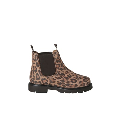 Boots en cuir à élastiques VERTBAUDET