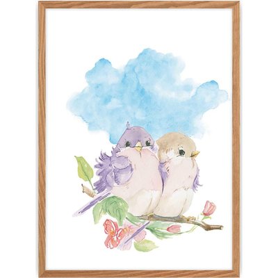 Tableau en bois, vertical, Forest Story RECOLLECTION