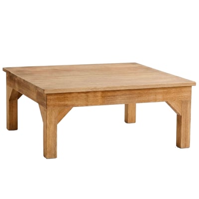 Table basse carré en bois de manguier 60x60x40cm WADIGA