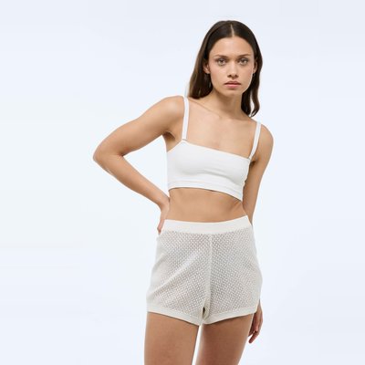 Short en coton brodé bio GOTS MONOPRIX