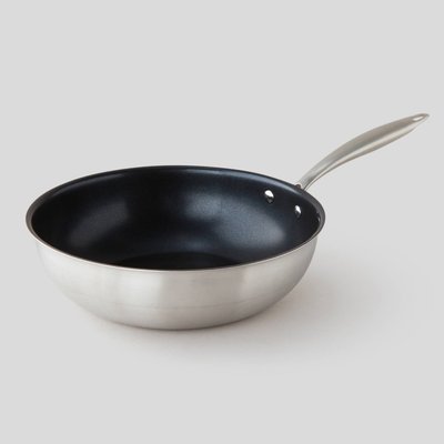 Wok en inox, 28cm, induction MONOPRIX MAISON