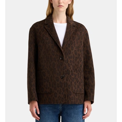 Veste droite mi longue eden bi leo réversible GALERIES LAFAYETTE