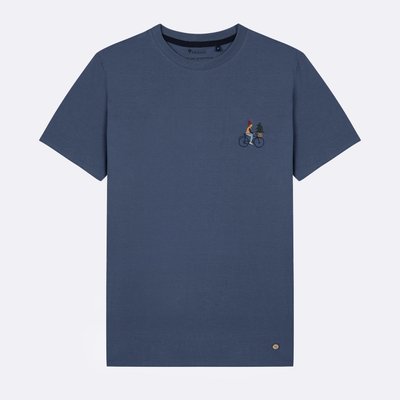 T-shirt col rond coton et coton recyclé ARCY FAGUO