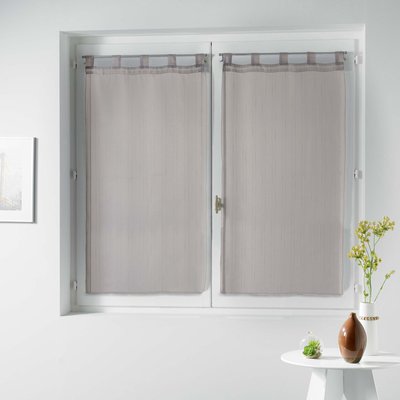 Paire de Voile raye Collection Horizon DOUCEUR D'INTÉRIEUR