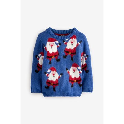 Pull ras du cou à motif noël NEXT