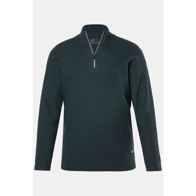 Pull camionneur en maille, col zippé JP1880