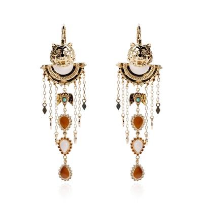 Boucles d'oreilles pendantes charms ROSS HIPANEMA