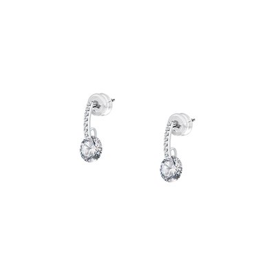 Boucles d'oreilles en or 375 et oxyde de zirconium CLEOR