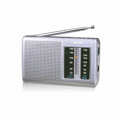 Rádio portátil Goal AM/FM, HAEGER HAEGER