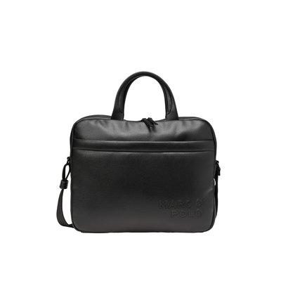 Sac d'affaires en une alternative de cuir en polyester recyclé MARC O'POLO