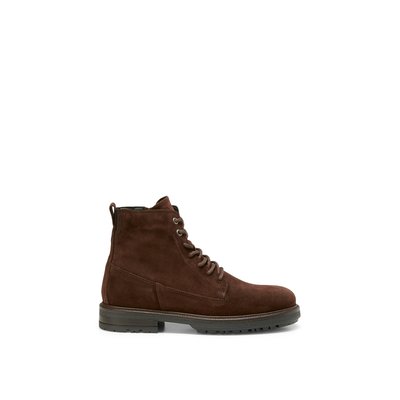 Bottes velours marron La Redoute