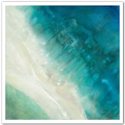Affiche Plage bleue HEXOA