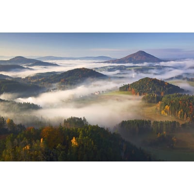 Tableau Colline et féerie d' Automne HEXOA