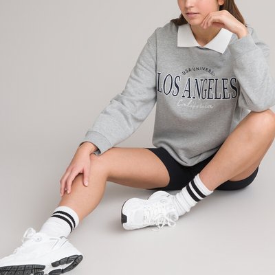 Sweat gris fille best sale