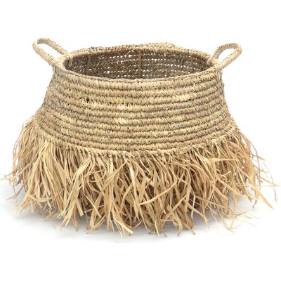 Panier Raphia Frangé Esprit Bohème Bazar Bizar RECOLLECTION