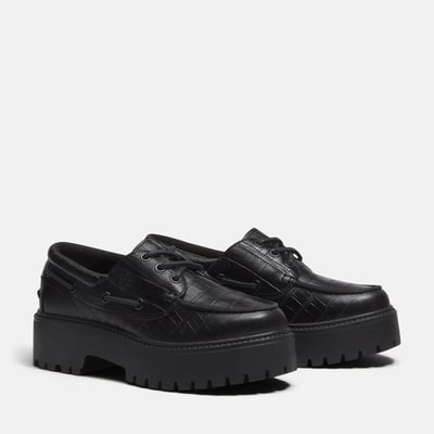 Derbies compensées, en cuir, STONE STREET BOAT SHOE TIMBERLAND