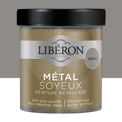 Peinture décorative intérieure Le Métal Soyeux, Les gris LIBERON