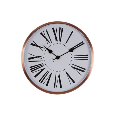 50cm Silver Metal Wall Clock SO'HOME