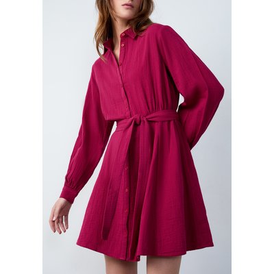 Robe chemise courte à nouer CONNY ETAM