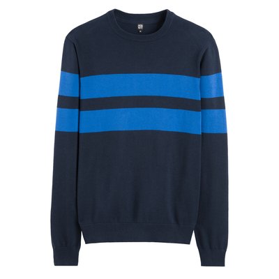 Пуловер с круглым вырезом из тонкого трикотажа LA REDOUTE COLLECTIONS