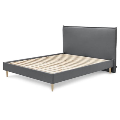 Lit bois revêtement tissu, SARY BOBOCHIC