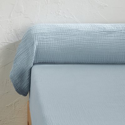 Nackenrollenbezug Kumla aus Baumwoll-Musselin, uni LA REDOUTE INTERIEURS