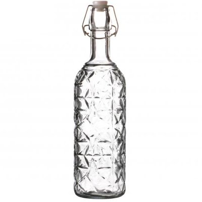 Bouteille en verre réutilisable bouchon clip 720ml WADIGA