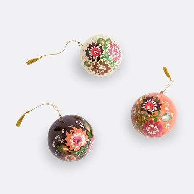 Set van 3 bedrukte kerstballen, Caspar LA REDOUTE INTERIEURS