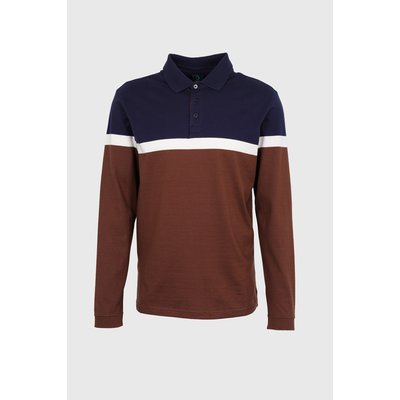 Polo bicolore en coton lourd ARMOR-LUX