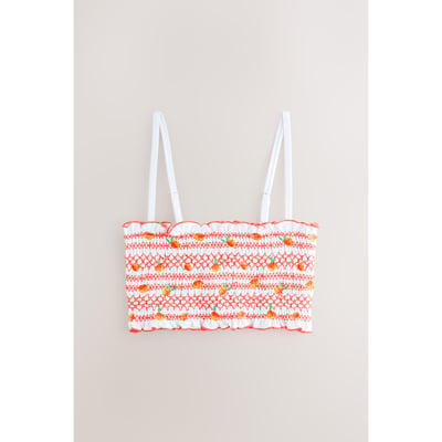 Haut de bikini bandeau froncé NEXT