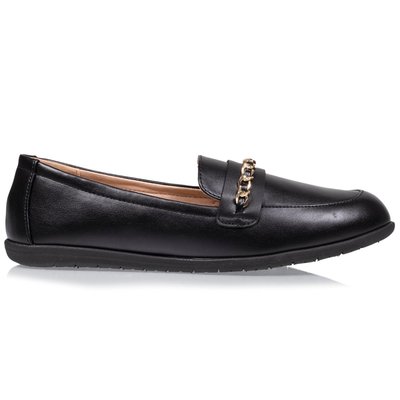 Mocassins légers, confortables et modernes, avec un détail chaine dorée ISOTONER