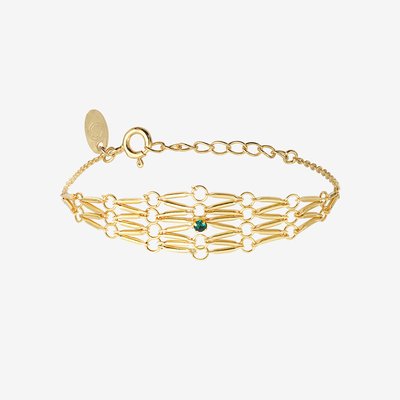 Bracelet doré à l'or fin BARBARA CAROLINE NAJMAN